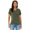 BELLA+CANVAS® Women's Relaxed V-Neck Heather T-Shirt